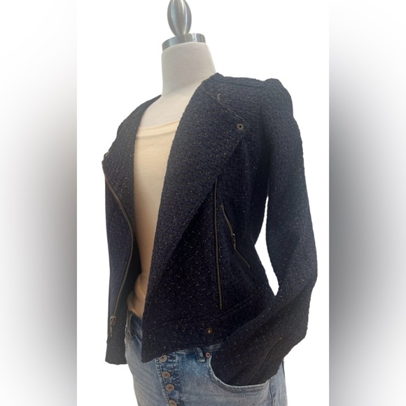 QMack Navy Textured Jacket - Picture 5 of 7